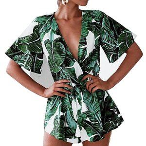 Palm Leaf Romper